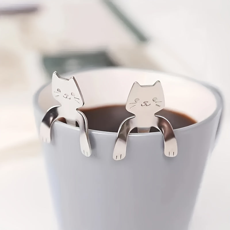 Cat-Shaped Coffee Spoon