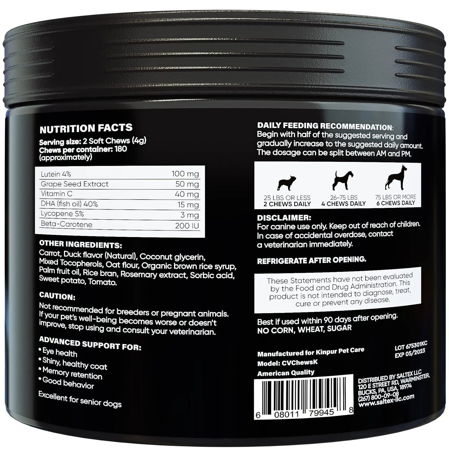 Eye Vitamins for Dogs