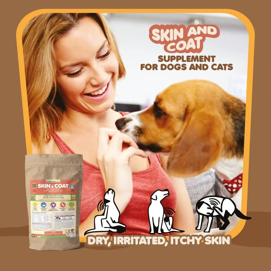 Skin and Coat Supplement for Dogs and Cats