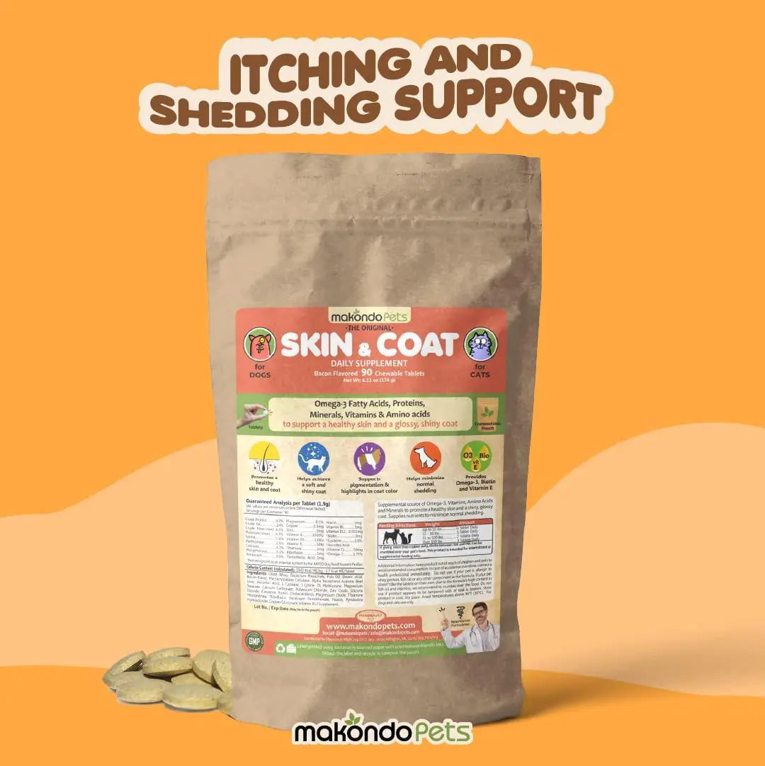 Skin and Coat Supplement for Dogs and Cats
